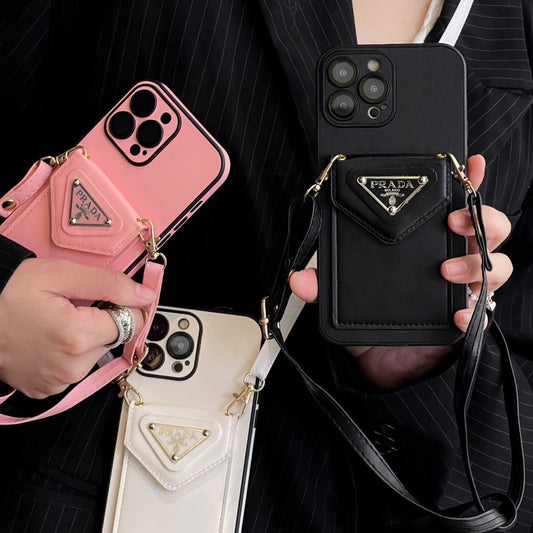 Crossbody Card Holder iPhone Case