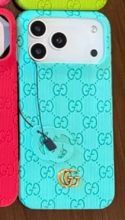 Luxury Silicone Monogram iPhone Case