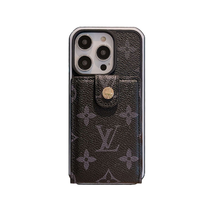 Monogram iPhone Case With Purse Brown