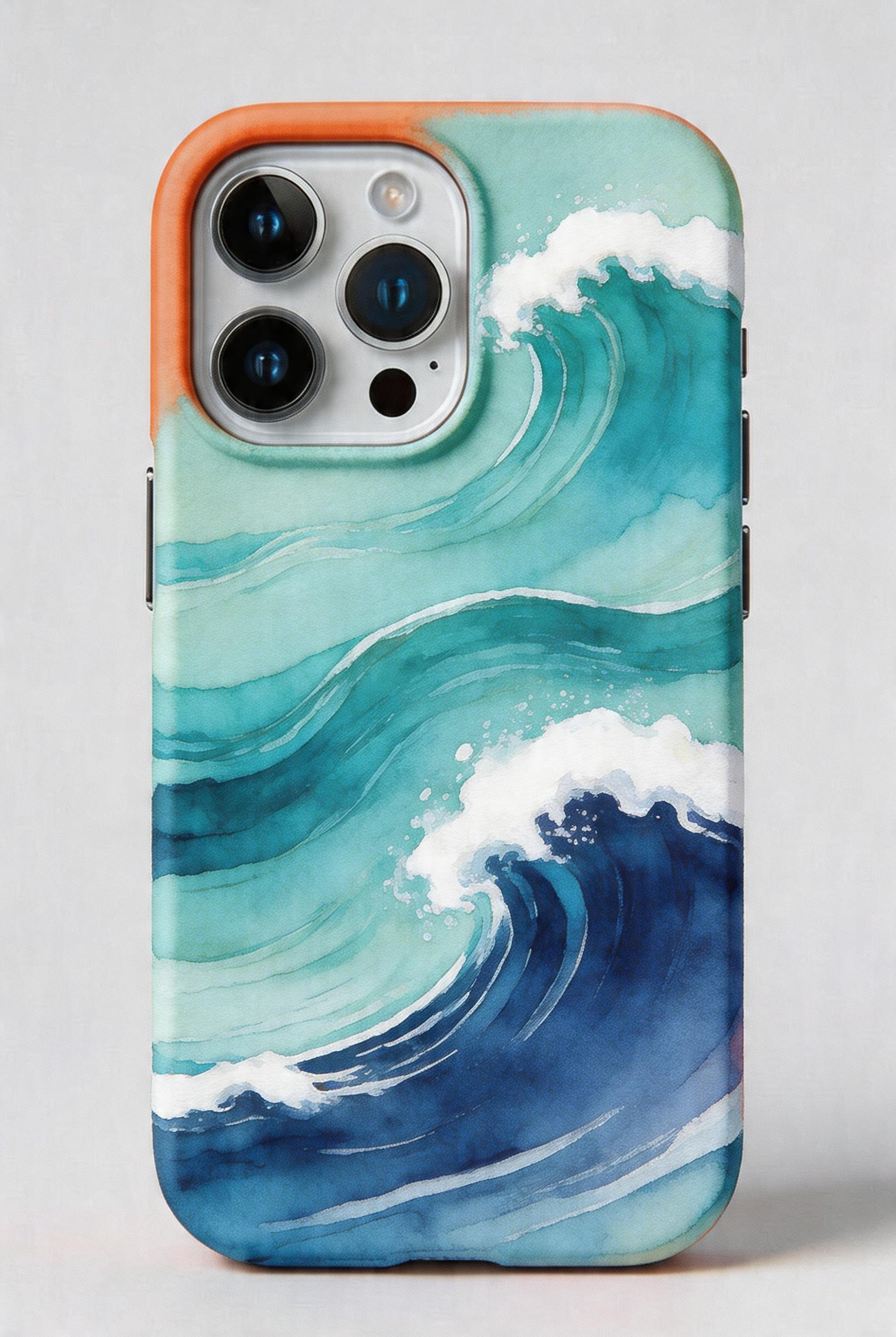 Watercolour Waves — Ocean Art Phone Case