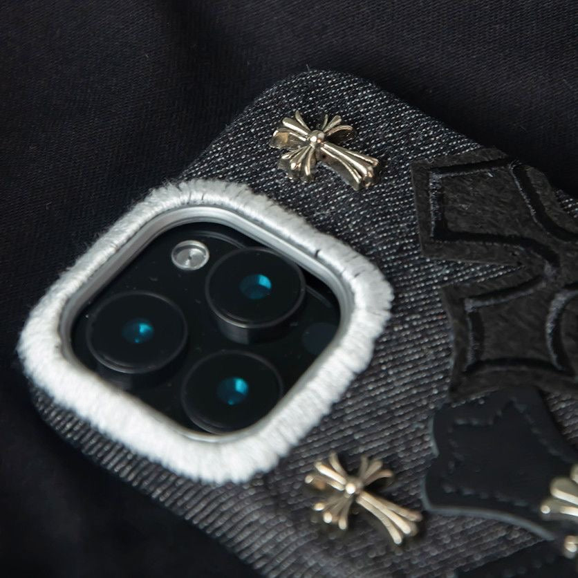 Gothic Cross Embossed iPhone Case