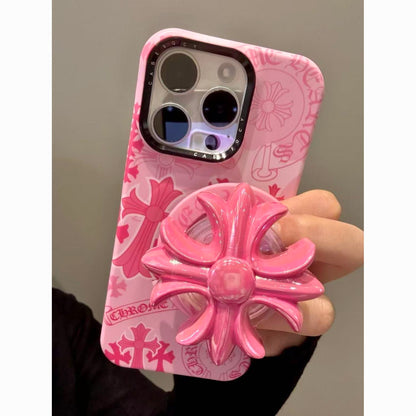 Gothic Cross Spinner Grip iPhone Case