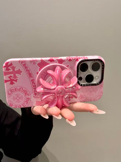 Gothic Cross Spinner Grip iPhone Case