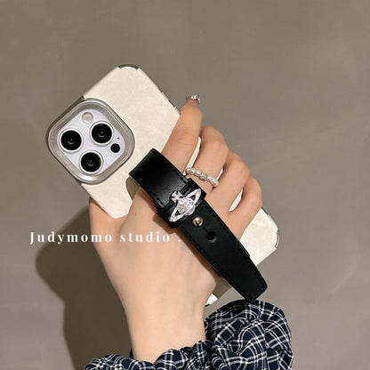 Crystal Orb Wrist Strap iPhone Case