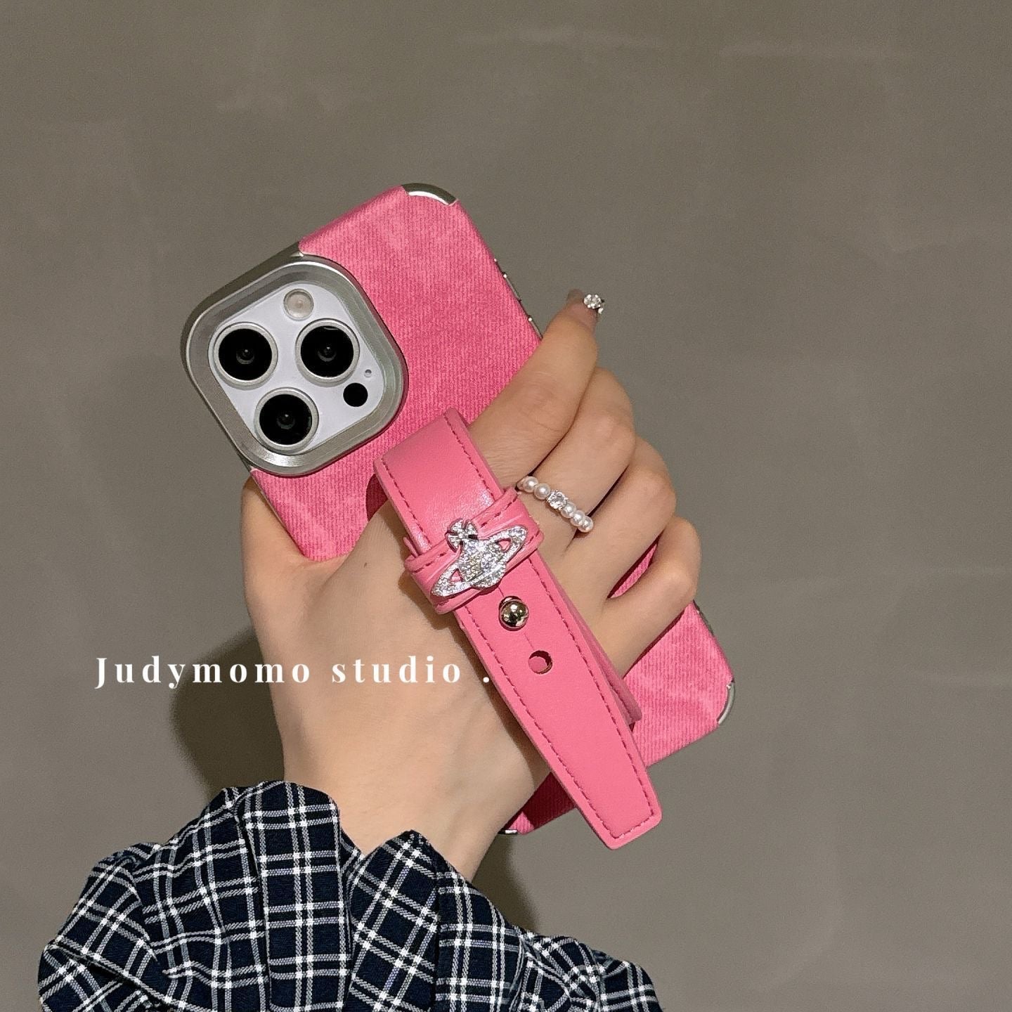 Crystal Orb Wrist Strap iPhone Case