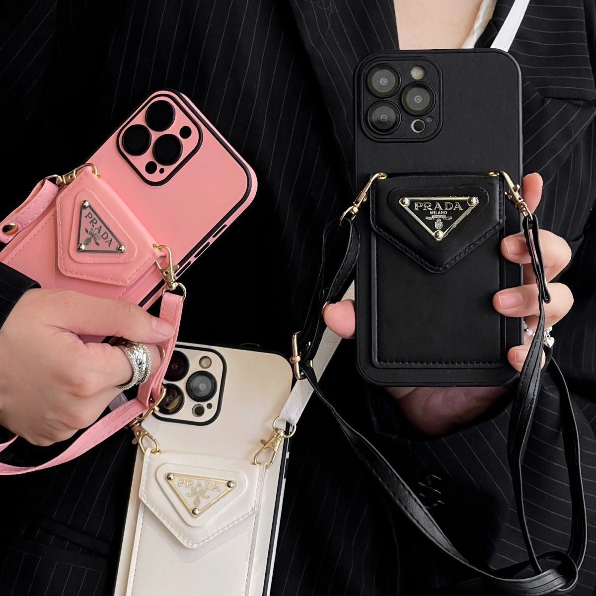 Crossbody Card Holder iPhone Case