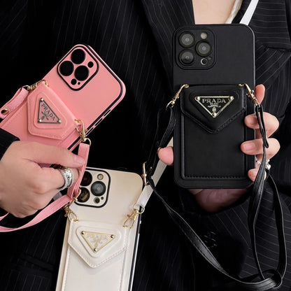 Crossbody Card Holder iPhone Case