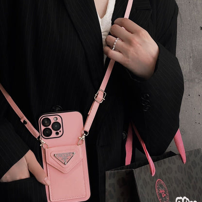 Crossbody Card Holder iPhone Case