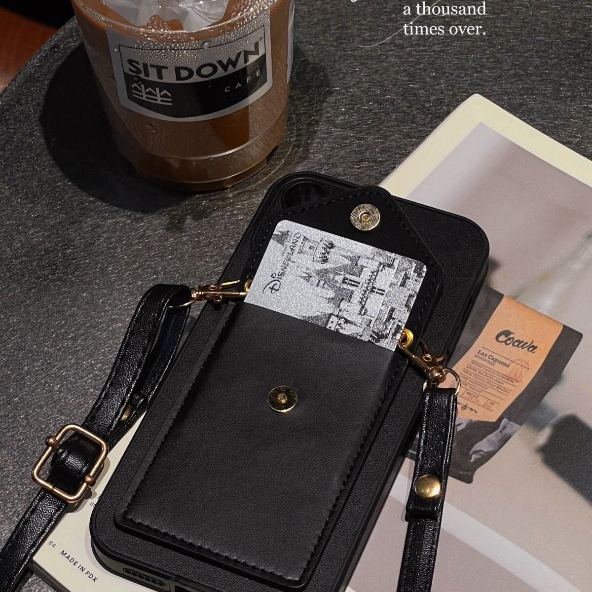 Crossbody Card Holder iPhone Case