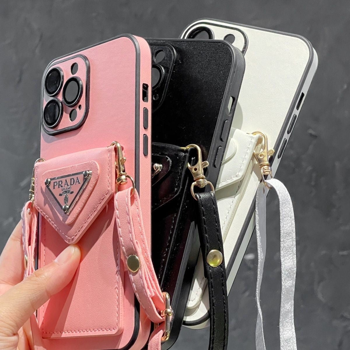Crossbody Card Holder iPhone Case