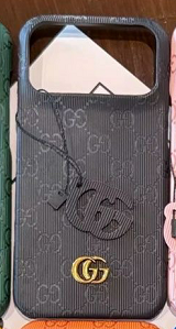 Luxury Silicone Monogram iPhone Case