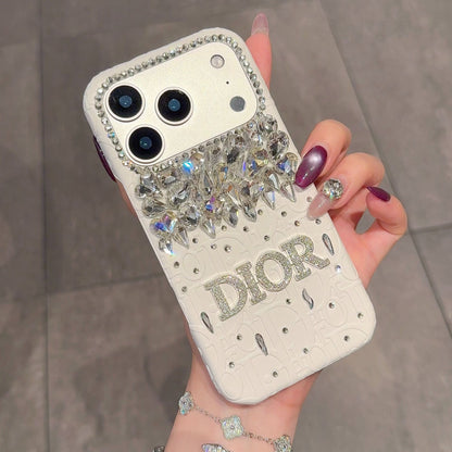 Crystal Monogram Luxury iPhone Case
