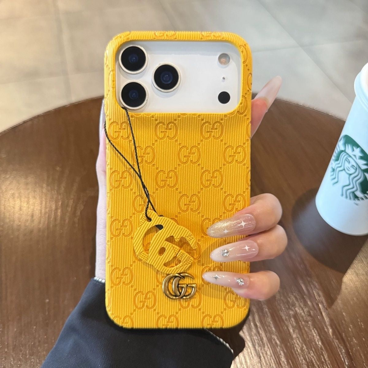 Luxury Silicone Monogram iPhone Case
