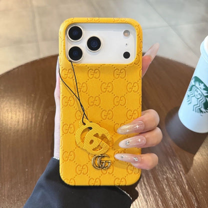 Luxury Silicone Monogram iPhone Case