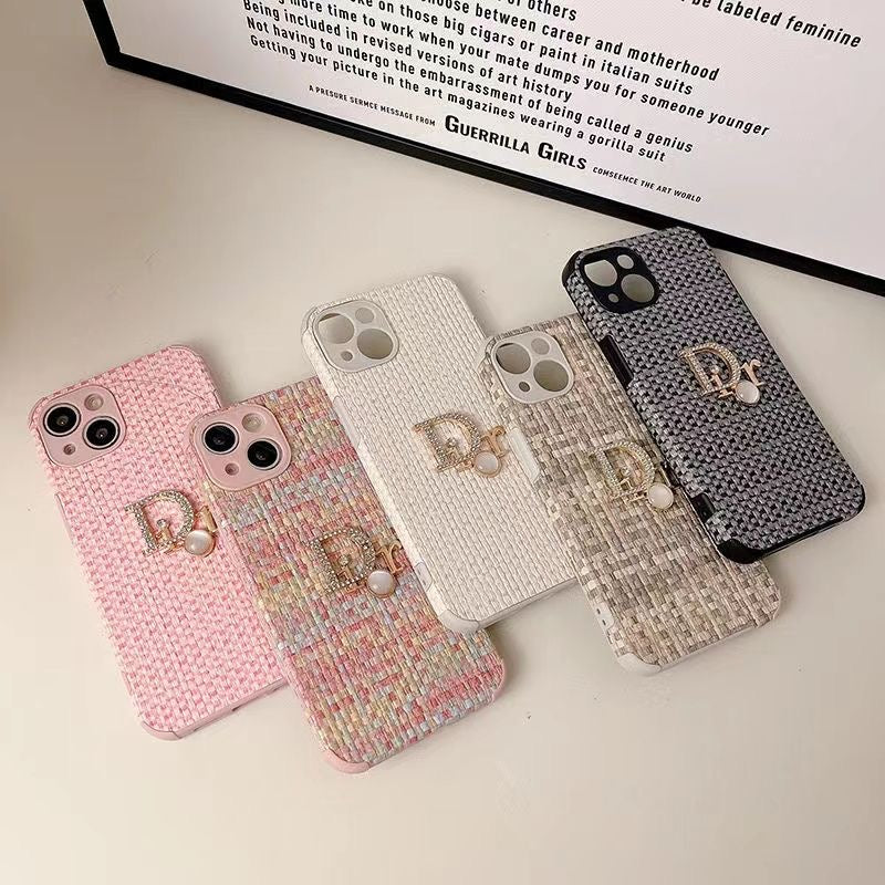 Pearl Monogram Tweed iPhone Case