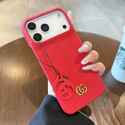 Luxury Silicone Monogram iPhone Case