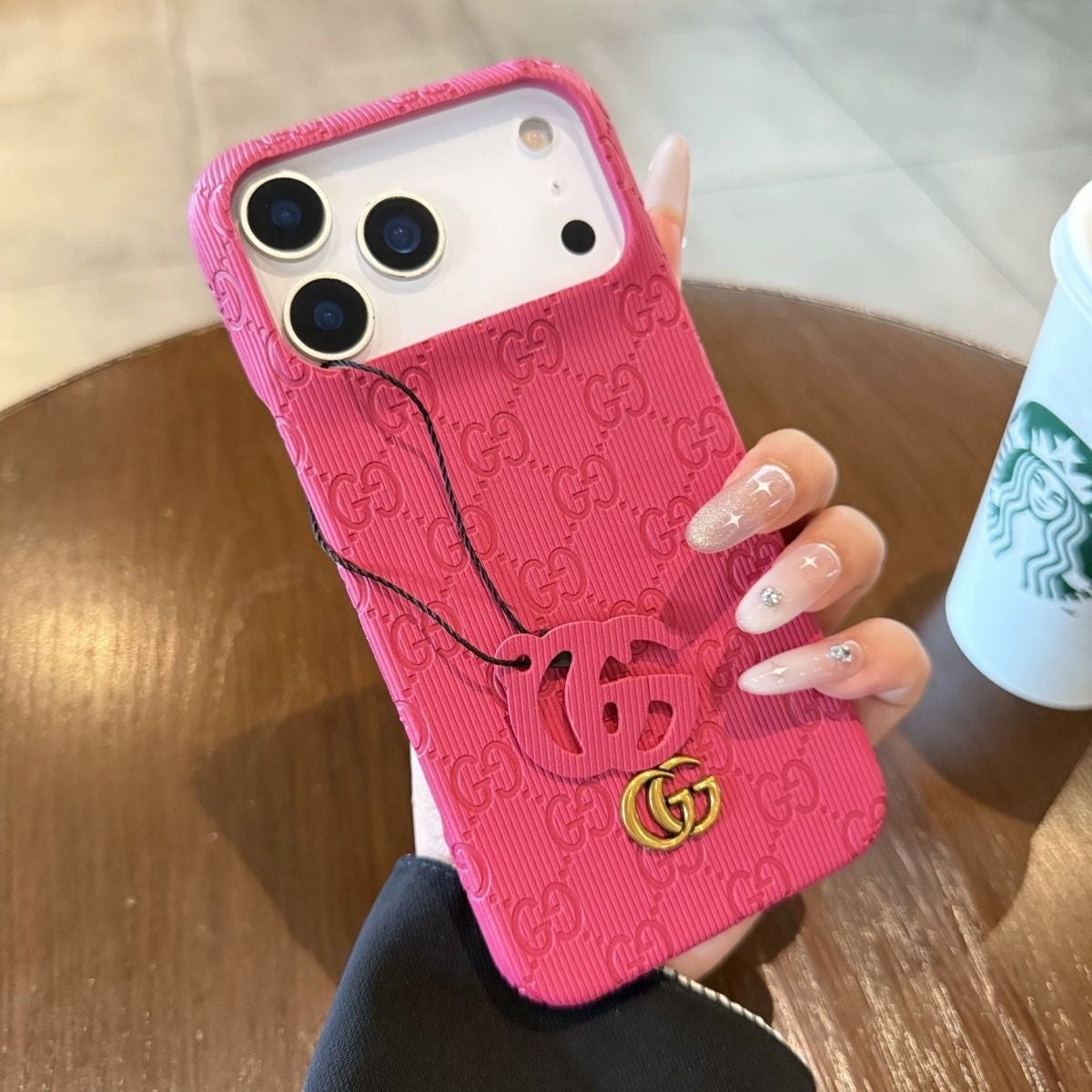 Luxury Silicone Monogram iPhone Case