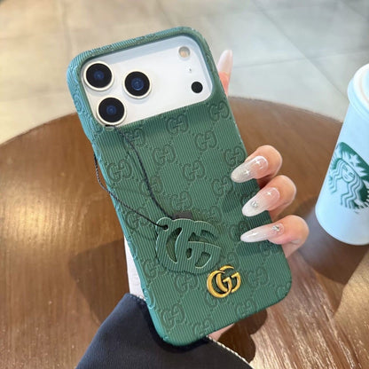 Luxury Silicone Monogram iPhone Case