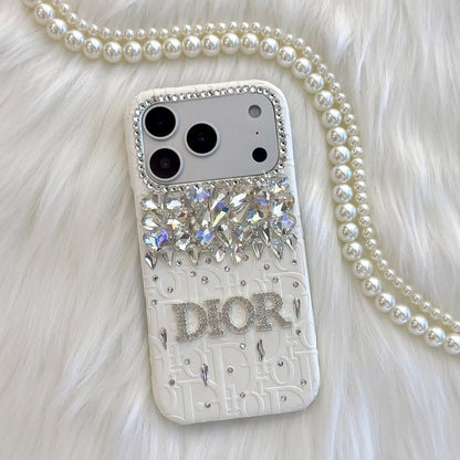 Crystal Monogram Luxury iPhone Case