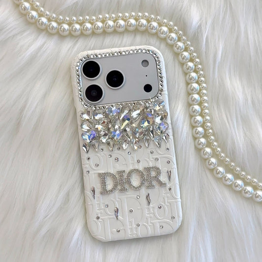 Crystal Monogram Luxury iPhone Case