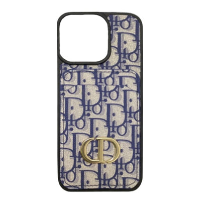Black CD iPhone Case With Card Holder