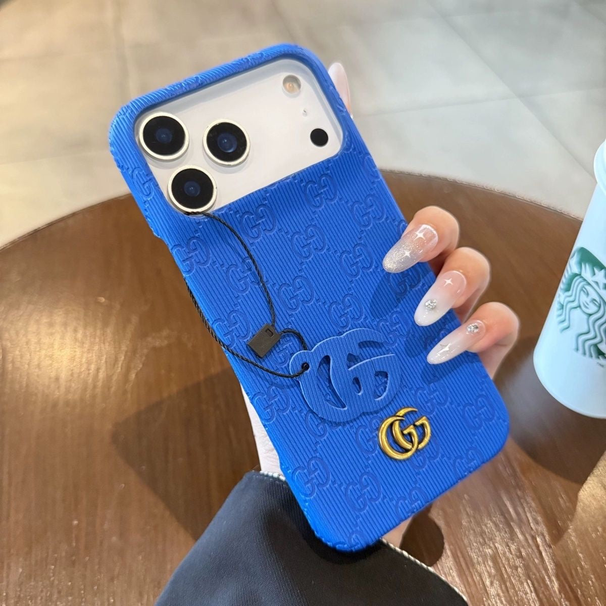 Luxury Silicone Monogram iPhone Case