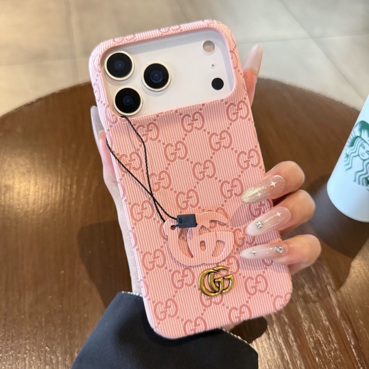 Luxury Silicone Monogram iPhone Case