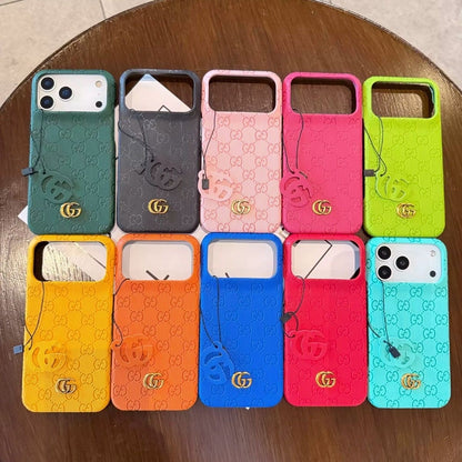 Luxury Silicone Monogram iPhone Case