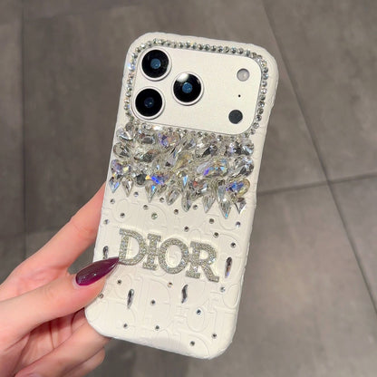 Crystal Monogram Luxury iPhone Case