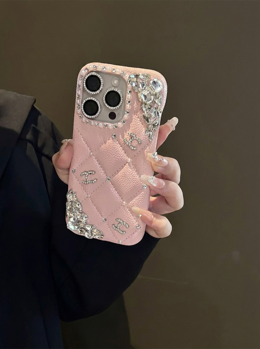 Crystal Quilted Luxury iPhone Case