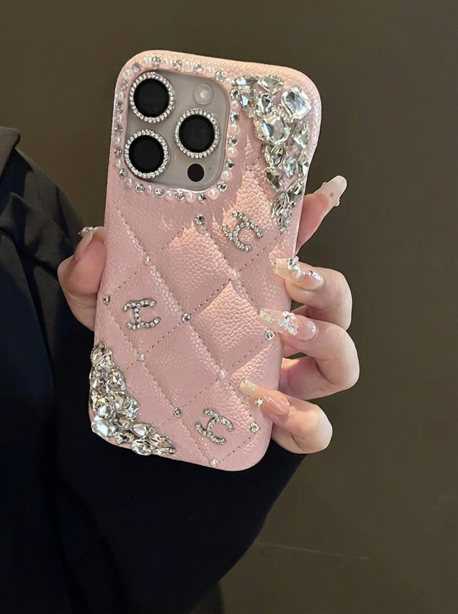 Crystal Quilted Luxury iPhone Case