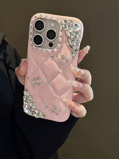 Crystal Quilted Luxury iPhone Case