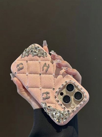 Crystal Quilted Luxury iPhone Case