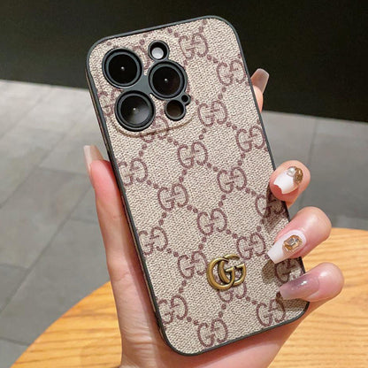 Classic GG iPhone Case GG Leather